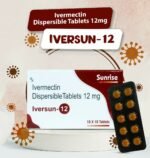 Iversun 12 | 伊维菌素 ℞ Ivermectin Dispersible Tablets 12mg – 10×10 100 Pills by Sunrise