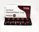 Iversun 12 | 伊维菌素 ℞ Ivermectin Dispersible Tablets 12mg – 10×10 100 Pills by Sunrise - 图片 2