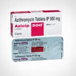 Cipla- 阿奇霉素 AZITHROMYCIN 500MG【20*3 Tablets 60粒】500MG