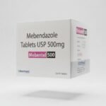 Mebentel 500 | 甲苯达唑 Mebendazole Tablets USP 500mg - 10x10 100 Pills by Kachhela